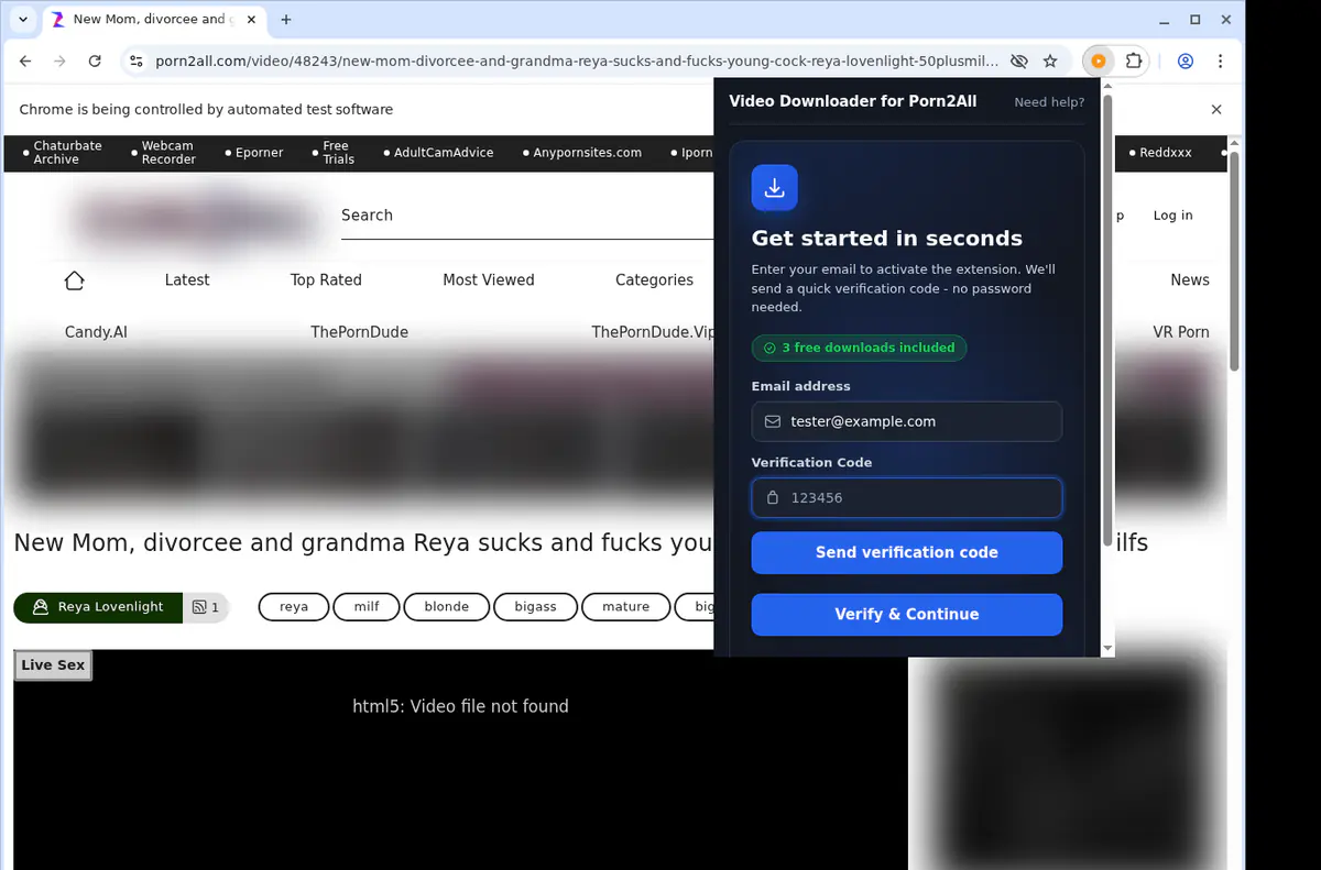 Porn 2 All Video Downloader screenshot 4